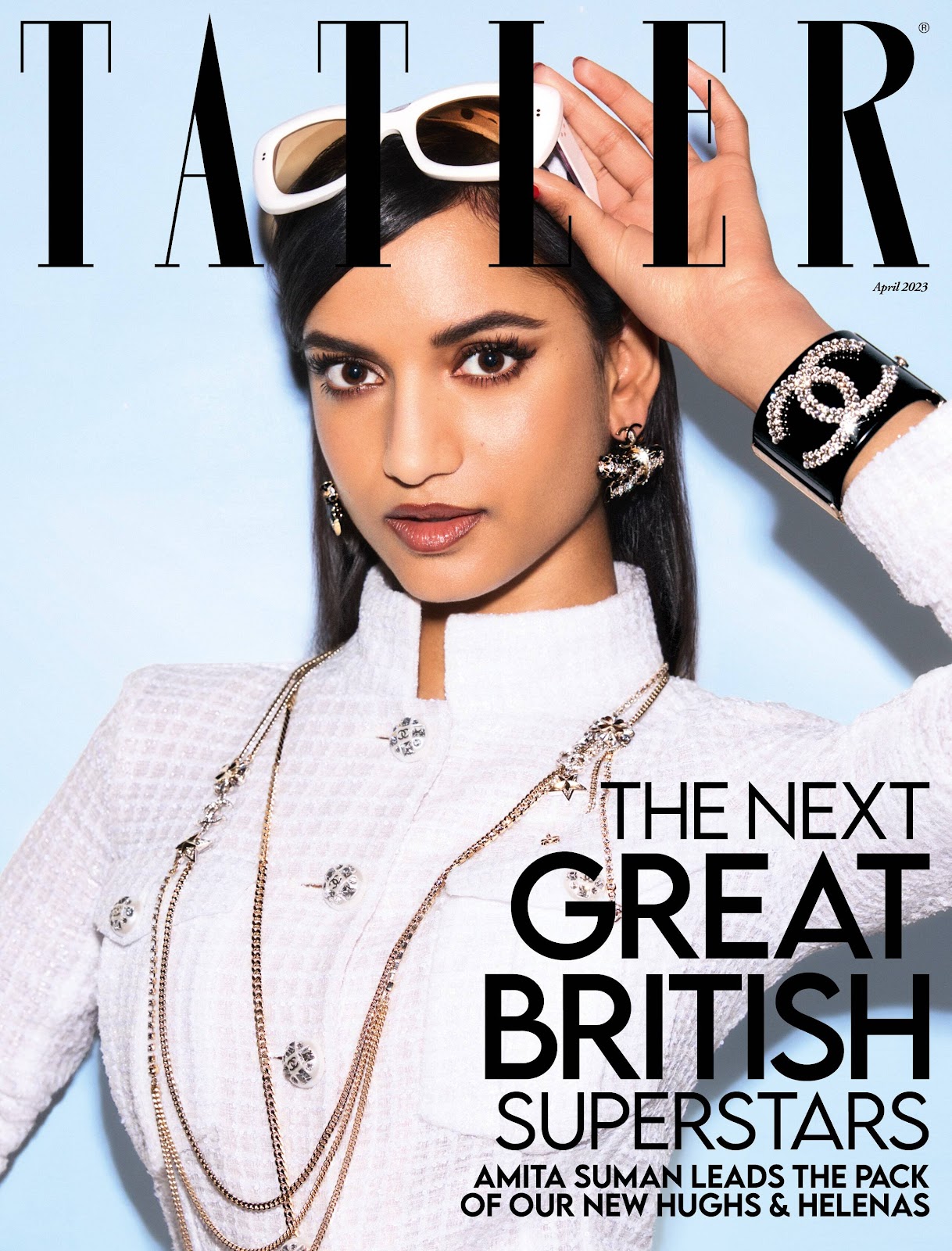 Amita Suman in Tatler UK April 2023 by Alex Bramall