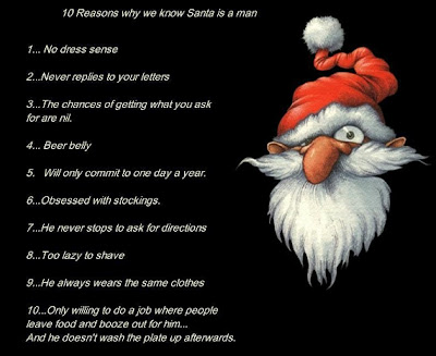 why Santa is a man