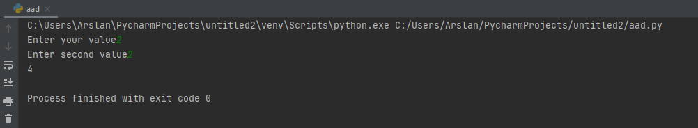 Python output