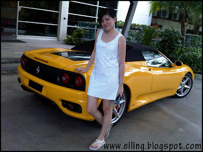 The Convertible 360 Spider in yellow