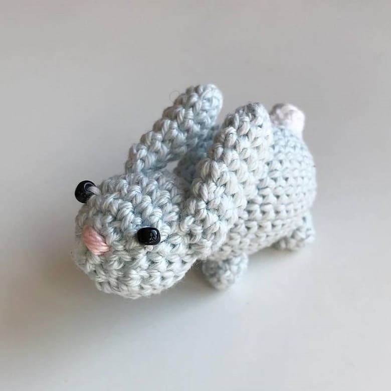 Crochet tiny bunny