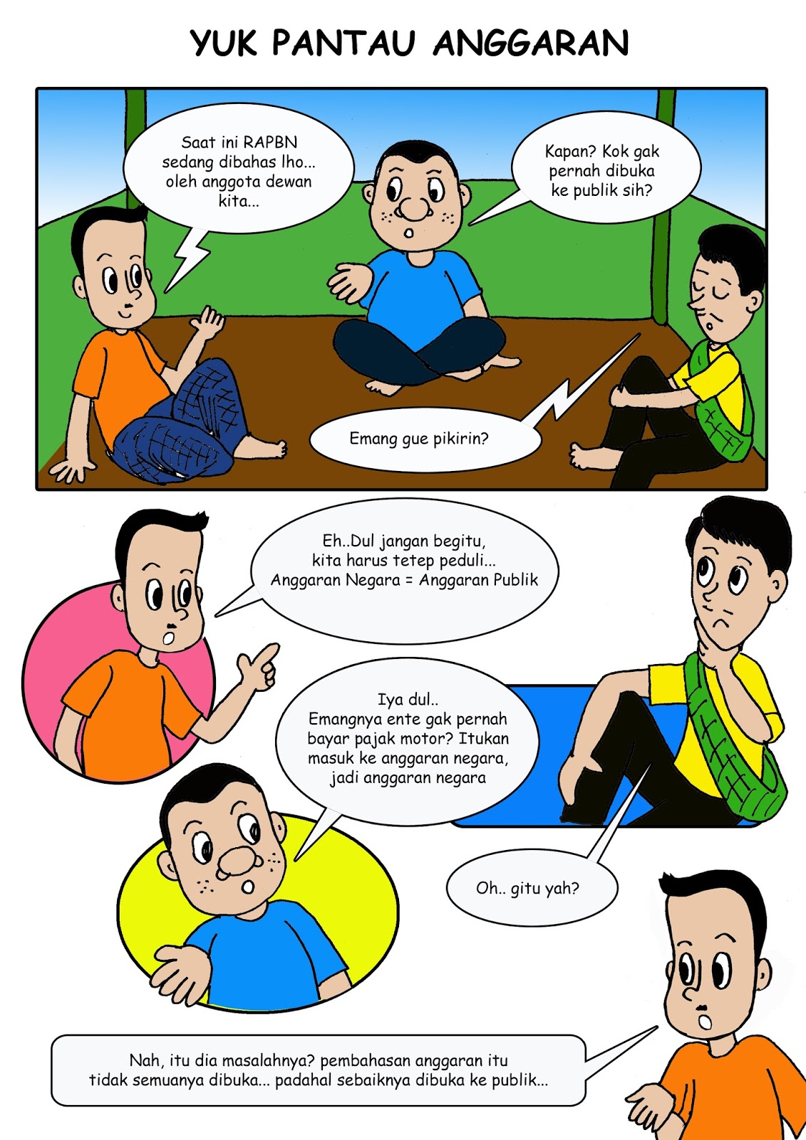 Gambar Ilustrasi Komik Pendidikan