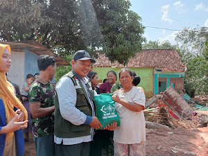 Lazisnu TUBA Bagikan Sembako Untuk Korban Banjir 