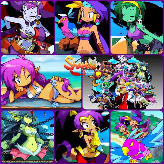 shantae half genie hero pictures collage