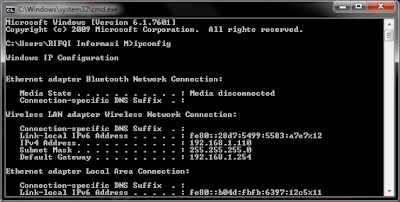 Cara Mengetahui IP Address Di Laptop/komputer 