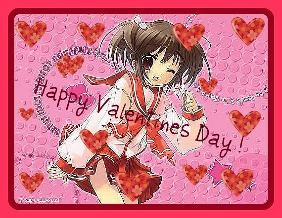 Wishes For Valentine. Anime Valentine Wishes