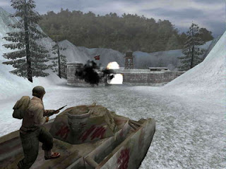 Wolfenstein Enemy Territory is a free, stand-alone, downloadable multiplayer game in which players wage war as Axis or Allies in team-based combat. In Wolfenstein Enemy Territory Axis and Alied teams do battle in traditional single scenarios, or wage war through a series of linked secenarios in a totally new campaign mode. During combat players gain experience and skill, and through battlefield promotions are awarded additional abilities that remain classes like the Cover Ops as well as an enhanced Engineer allow teams to perform reconnaissance, steal enemy uniforms, and construct battlefield structures and millitary installations in the game modes, maps and communication abilities require players and teams to develop advanced strategies and tactics in the struggle for front line domination.