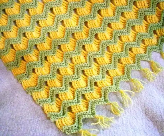 INNOVACION A CROCHET Aprende Puntada Calada Para Cobija de Bebé