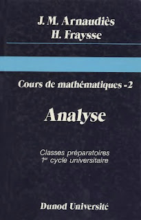 Cours de mathématiques, tome 2, Analyse