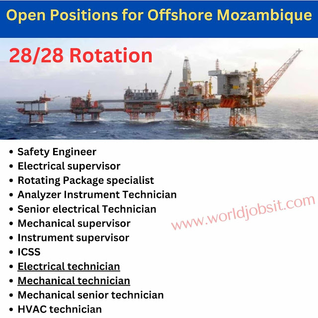 Open Positions for Offshore Mozambique