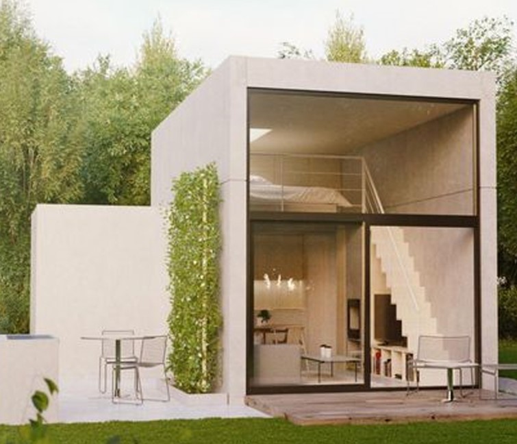 desain eksterior modern untuk rumah kecil