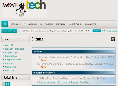 How to create a sitemap of a Website/Blog?