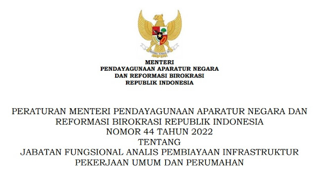 PermenPANRB Nomor 44 Tahun 2022