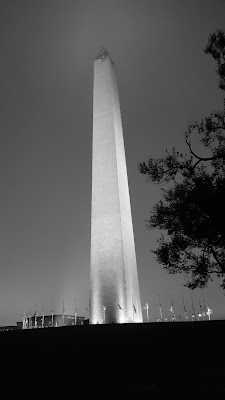 Washington Monument at night