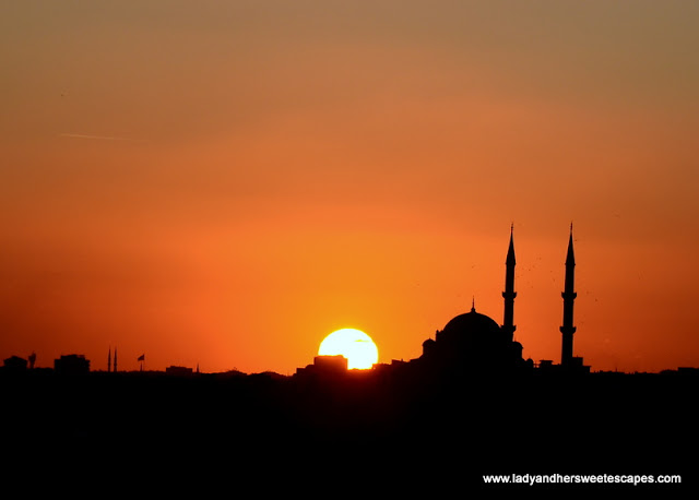 Sunset in Istanbul