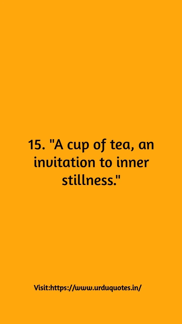 Tea Captions For Serious Instagram Posts