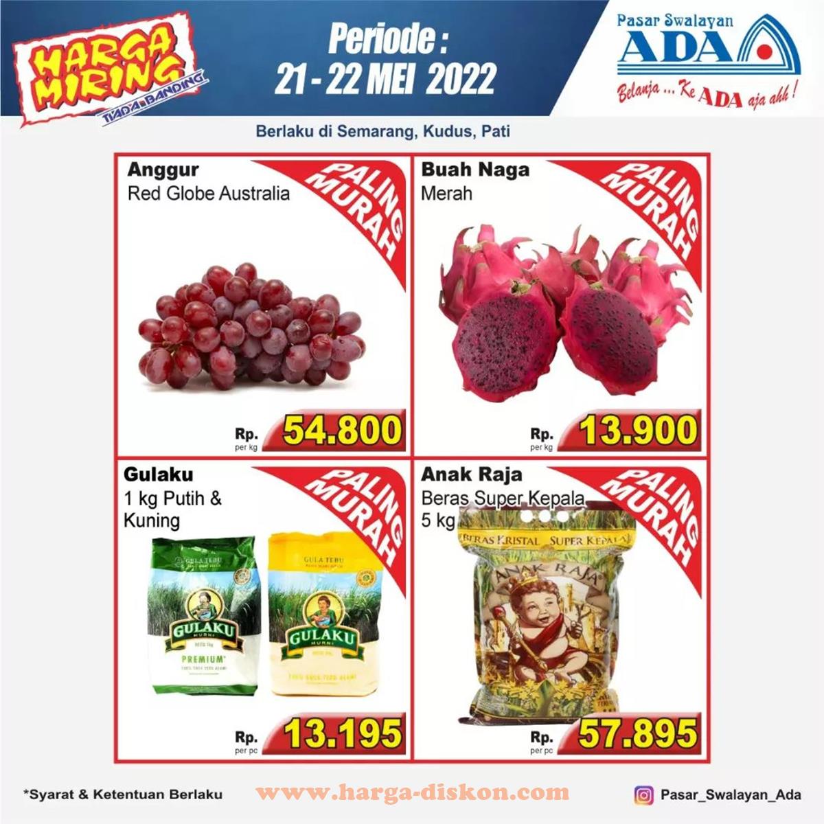 Promo ADA Swalayan Promo Akhir Pekan 21 - 22 Mei 2022