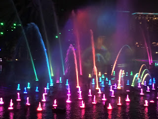 World of Color Tall Fountains From Lamplight Lounge