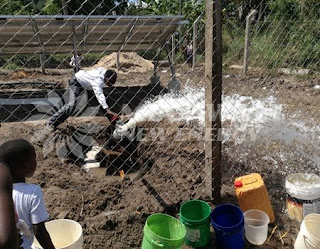 Domestic Solar water supply in Tanzania