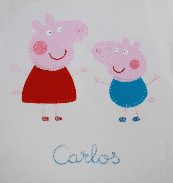 camiseta peppa pig y george pig