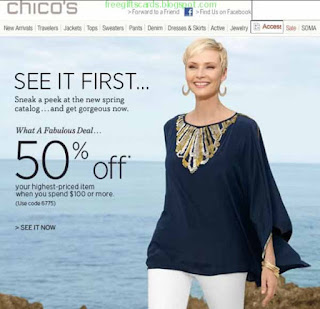 Free Printable Chico's Coupons