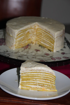 JUICY CAFE: DURIAN MILLE CREPE