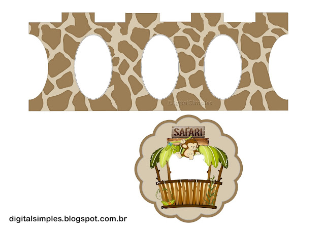 Safari Babies: Free Printable Mini Cupcake Stand.