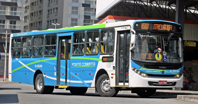 Resultado de imagem para onibus linha 450t ponte coberta