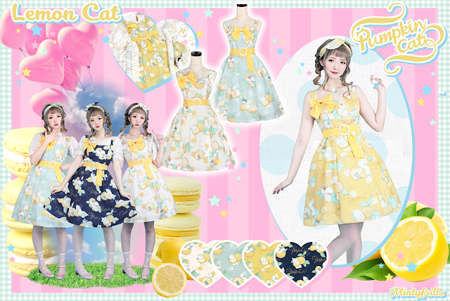 Pumpkin Cat, Lemon Cat, Mintyfrills, Otome, dress