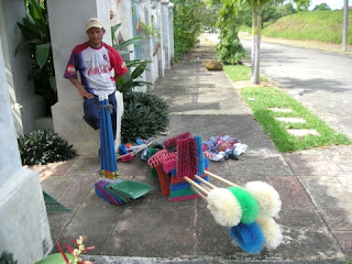 broom salesman, La Ceiba, Honduras