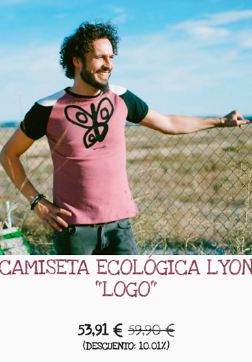 Camiseta de hombre  de algodón BIO y elaborada en España Bichobichejo