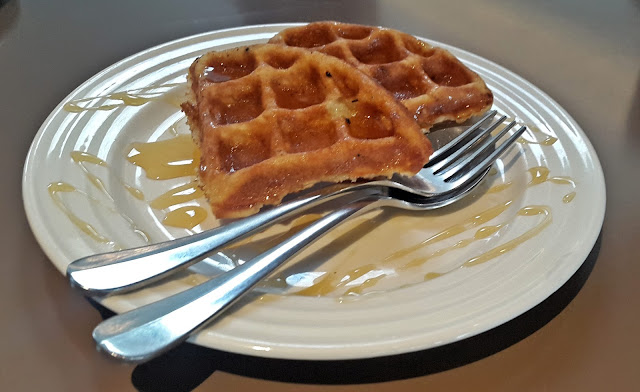 Waffles with Honey