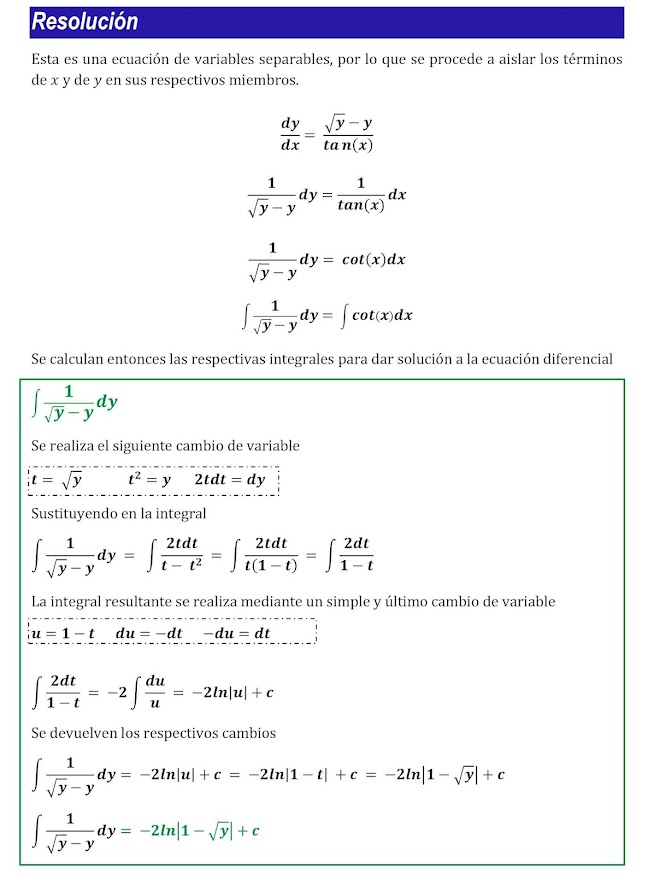 Ecuación diferencial 2.a