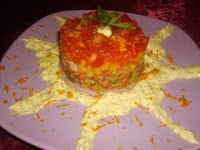 Articole culinare : D. Cele mai frumos decorate mancaruri - Salata Georgina