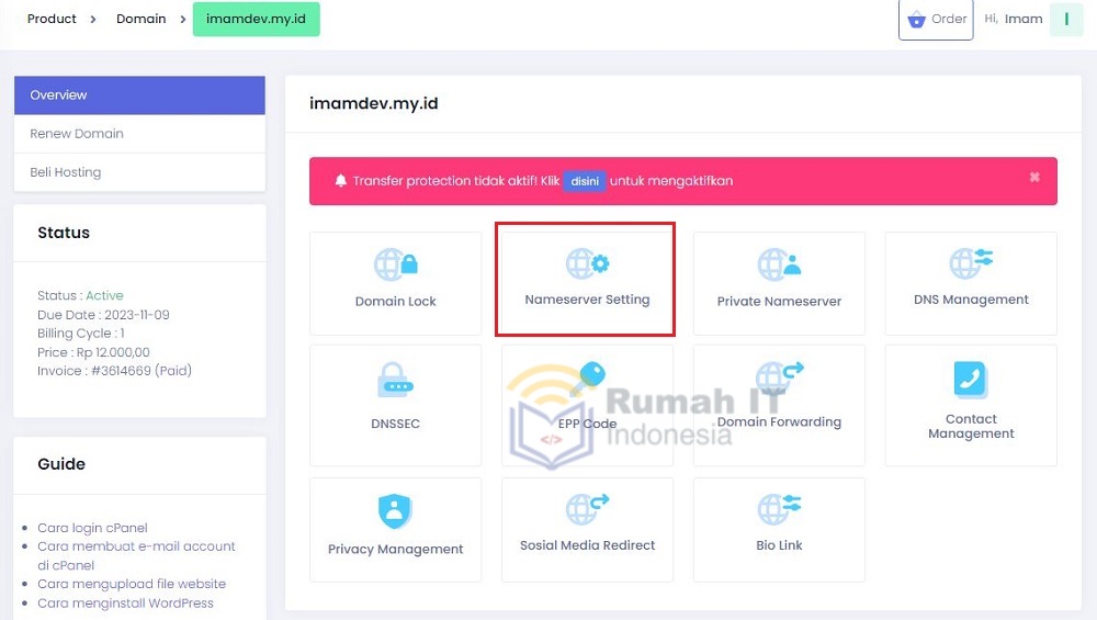 Cara Menghubungkan Domain ke Cloudflare (Pointing)