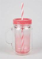 Mason Jar lidded tumblers