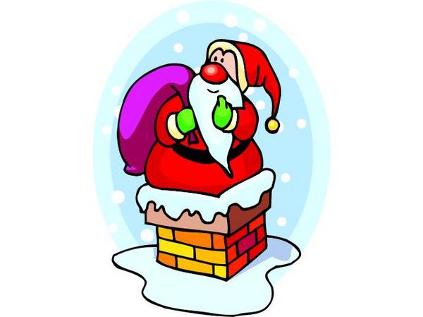 chimneys Santa Clip-art