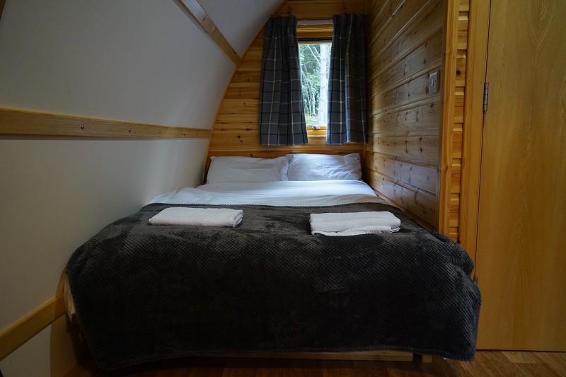 Inside the Wigwam Cabin at Wigwam Holidays Glenlivet