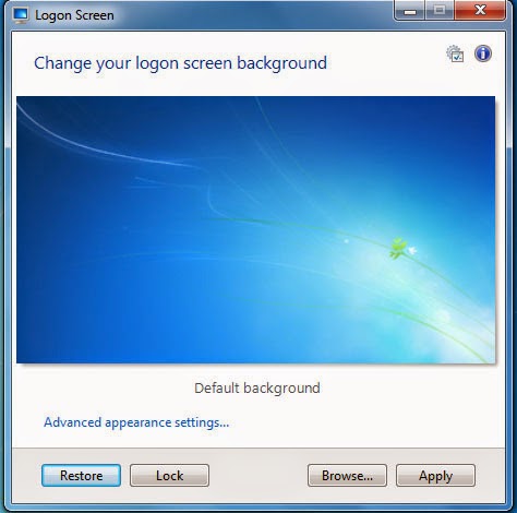 aplikasi logon screen