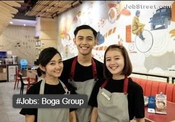 #Jobs: Boga Group (Industri: Makanan & Minuman/Katering/Restoran)