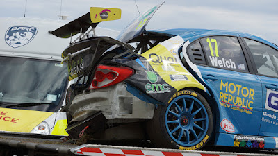 Drivers & Cameraman Escape Injury Following Race Three Crash 