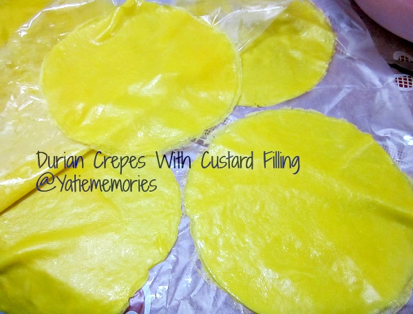 Sinar Kehidupanku**~::: Durian Crepes With Custard Filling