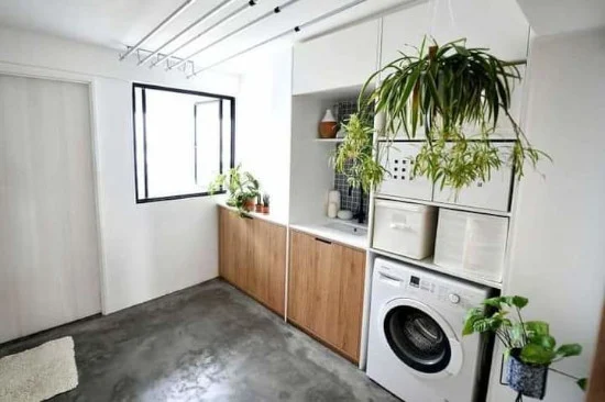 model ruang laundry di rumah