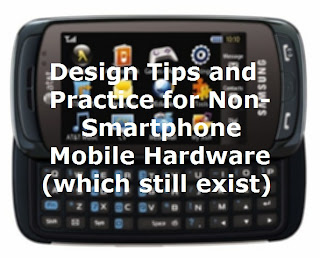 Feature phones still take up a major portion of global cell markets, you'd be foolish to overlook them.