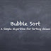 Logika dan Algoritma Bubble Sort Di Java dan Contoh Programnya