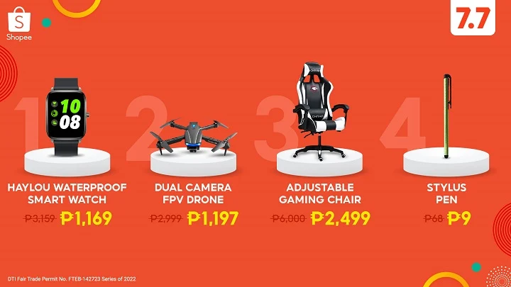 7 bagsak-presyo tech items at the Shopee 7.7 Mid-Year Sale!