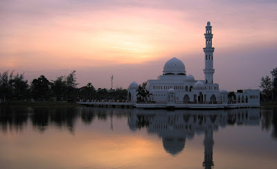 The Floating Masjid Of Terengganu Malaysia