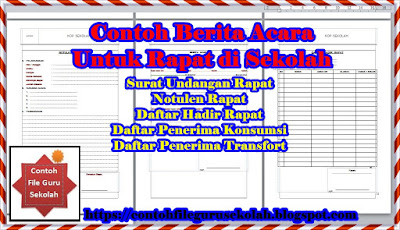 Berita Acara, Notulen rapat, Daftar Hadir Rapat, Surat Undangan Rapat