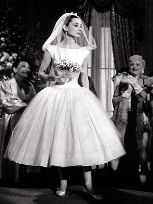 The Givenchy confection worn by Audrey Hepburn in Funny Face reflected and