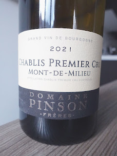 Domaine Pinson Frères Mont-de-Milieu Chablis 1er Cru 2021 (94 pts)